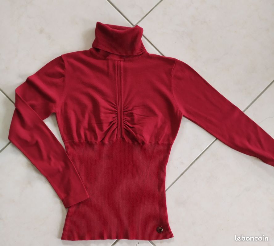 Pull Morgan rouge taille 38 (image 7)