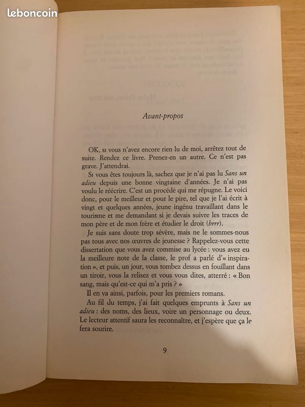 Livre ''Sans un adieu'', H.Coben 2010 (image 6)