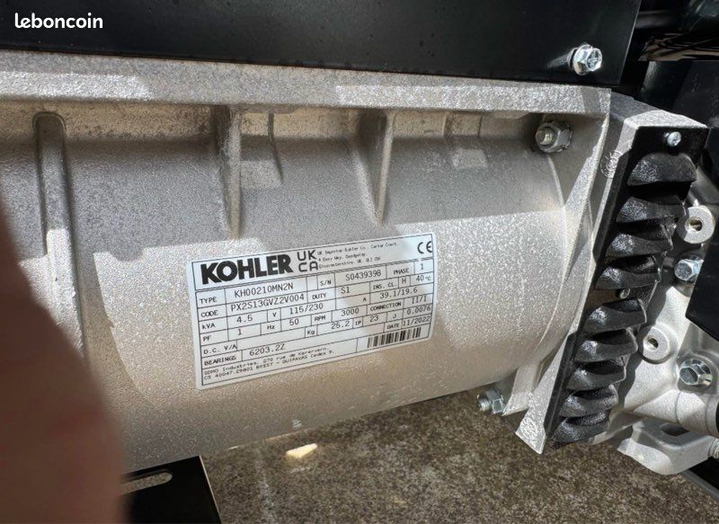Groupe électrogène kohler SDMO perform 4500 avr (image 6)