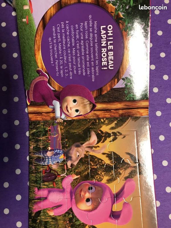 Livre puzzle Masha et Michka (image 2)