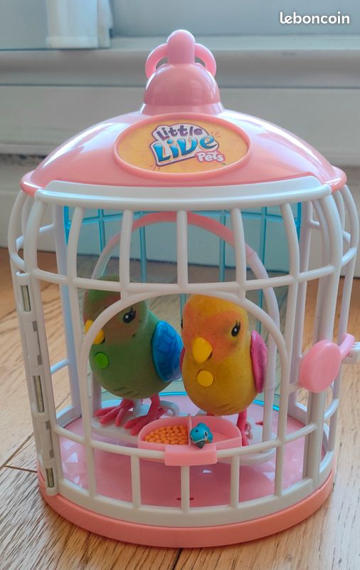 Lot de 6 perchoirs à Oiseaux Cage à Oiseaux Jouets en Bois Naturel