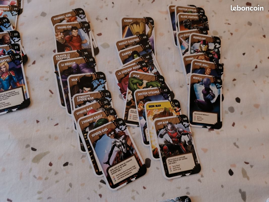 Cartes 2024 Marvel Leclerc Collection