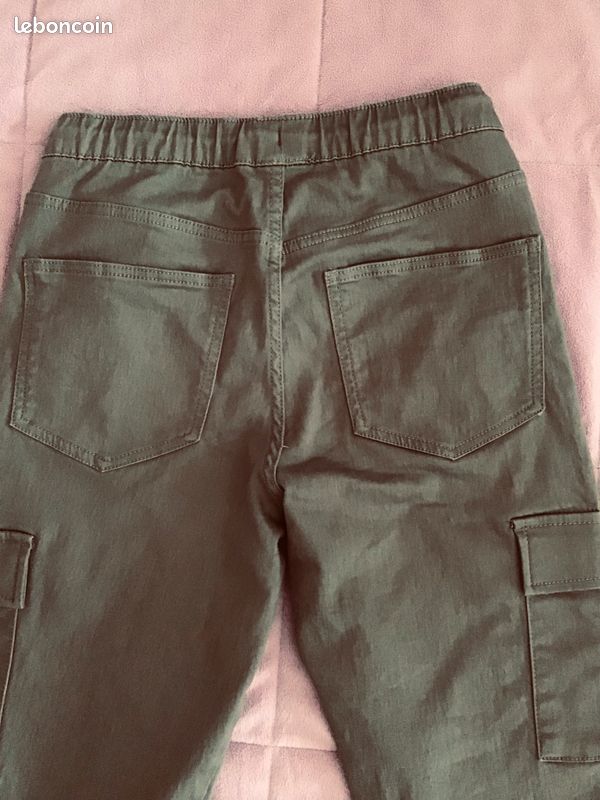 Pantalon cargo kaki garçon taille XS (image 4)