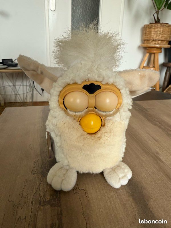 Furby Tiger Electronics 1999 Marron/noir Yeux Verts - Vintage - état Excellent