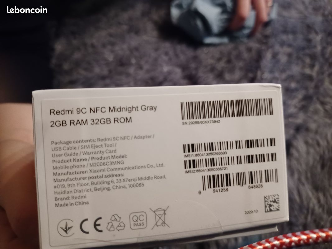 Telephone portable redmi 9nfc (image 3)