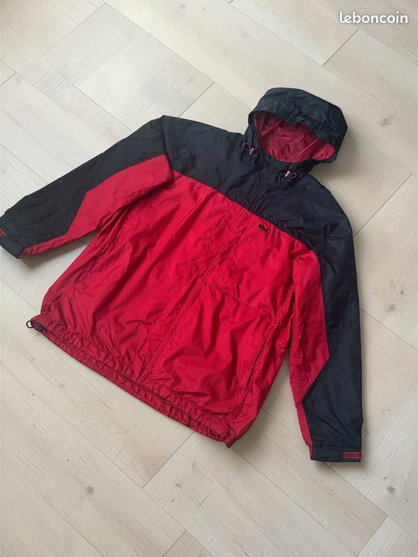 Veste coupe-vent rouge 80s | Vêtements HOT MILK 80s vintage