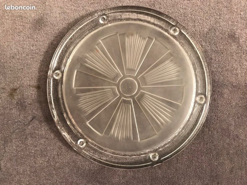 Sous de plat présentoir gâteaux en verre (image 1)