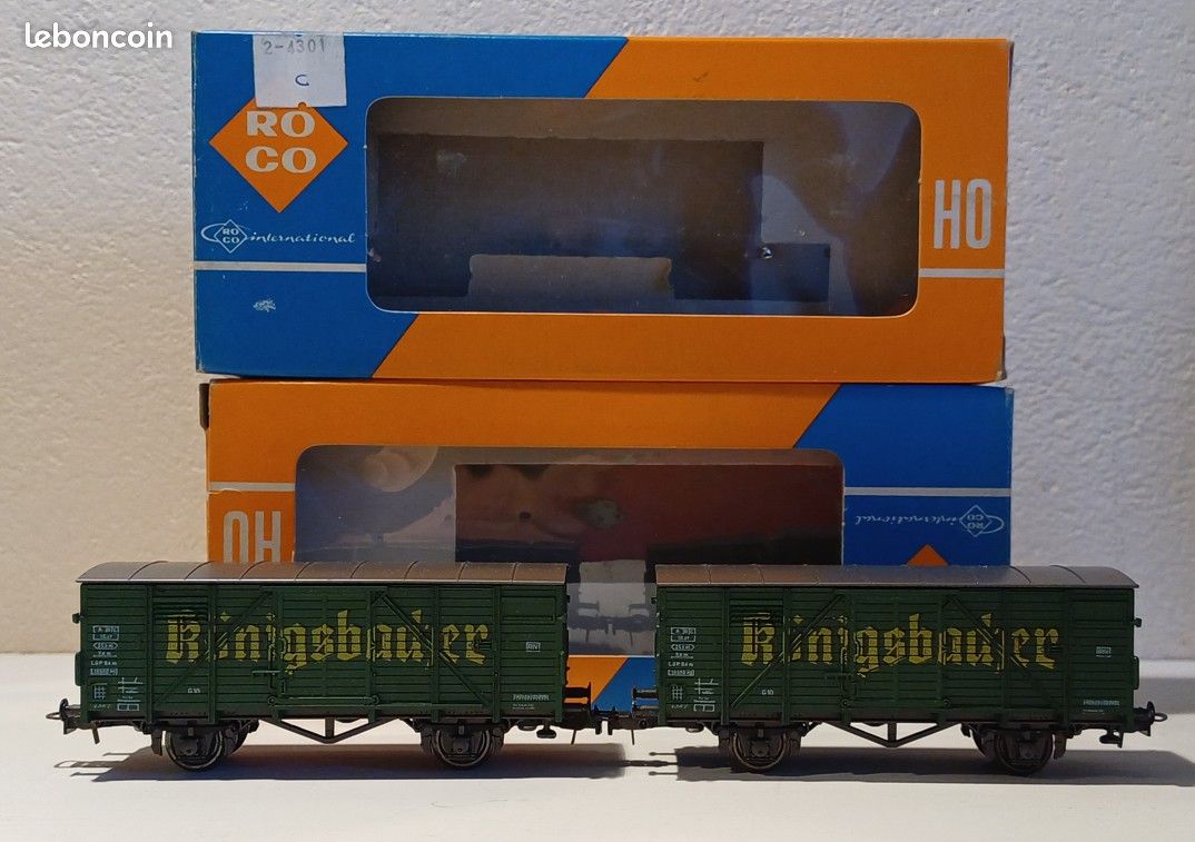 ROCO wagon bâché court gris EUROLUX CARGO 47442.2 NEUF ROCO wagon bâché court gris EUROLUX CARGO 47442.2 NEUF