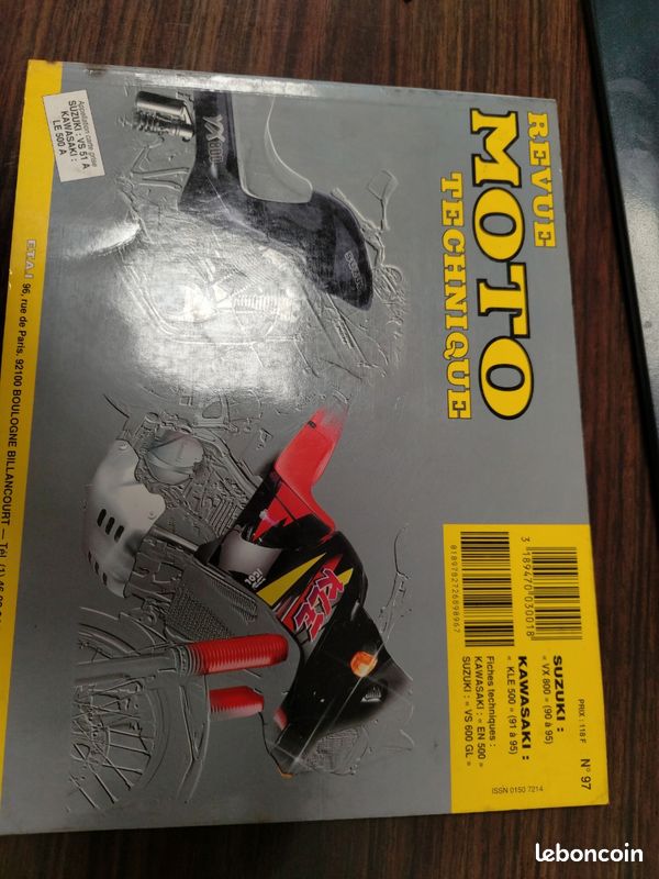 Revue Moto Technique n°97 – Suzuki VX800 (90-95) Kawasaki KLE