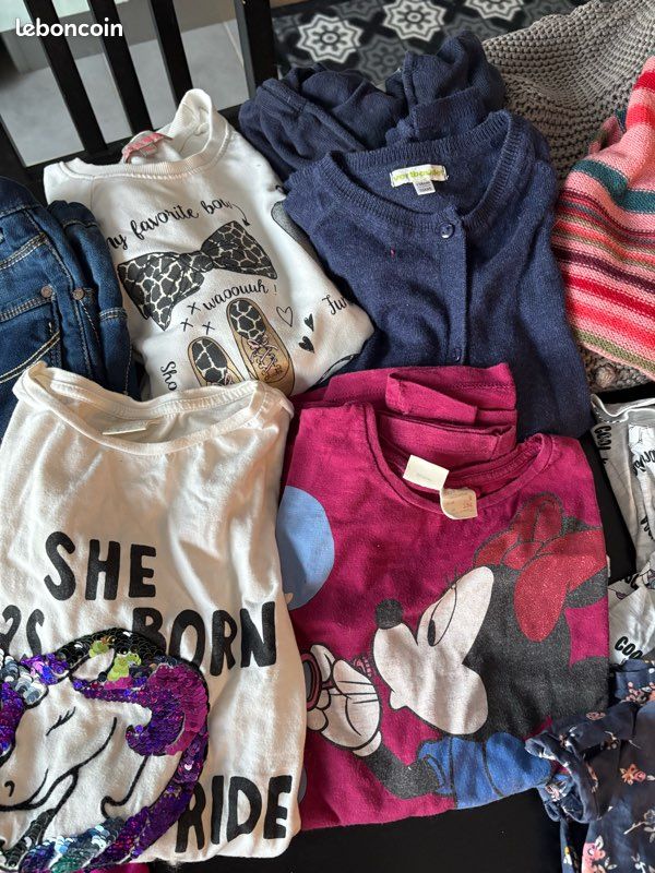 Lot De 10 Vêtements Fille 3 Ans - Marques Dont Sergent Major, Rose, Très Bon état