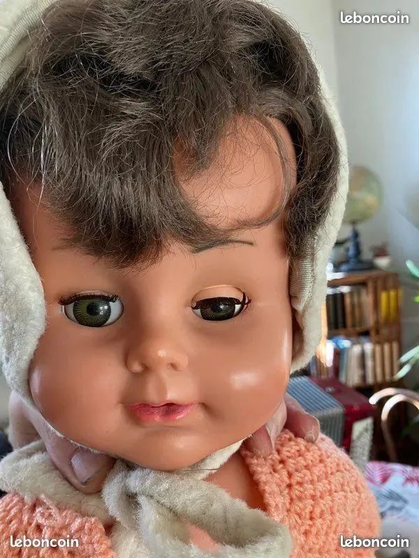 Poupée Raynal Mounette 55 Cm - Marquée 72 RAYNAL C Sur Le Cou - Vintage