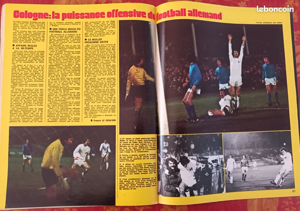 Lot 6 Miroir Du Football 1973/1978 – ASSE Coupe D'Europe