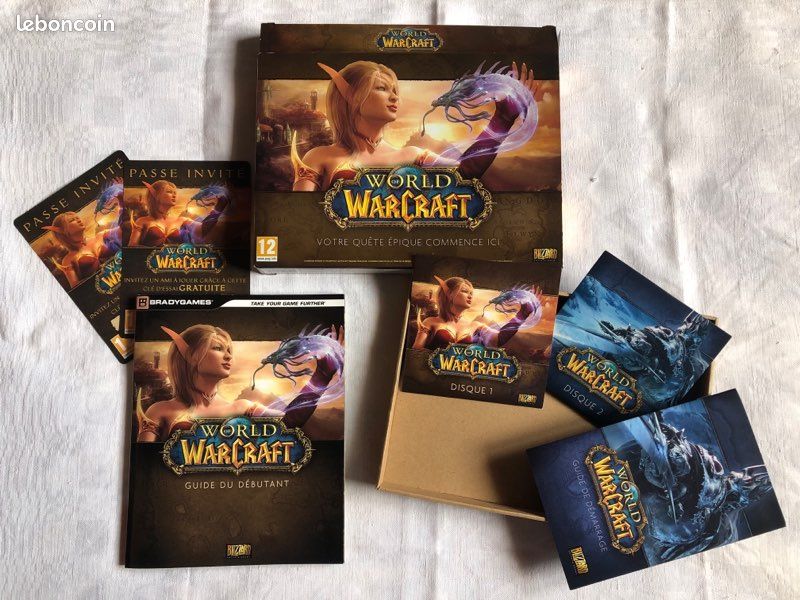 World Of Warcraft Battlechest - Coffret Collector PC + Guide De Survie FR - Très Bon état