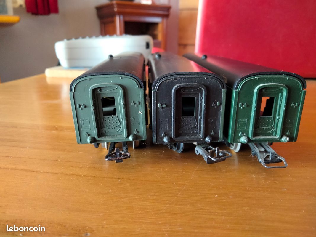 Boîte De Train Jouef Fourgon à Bagages Réf 5420 HO SNCF Vintage époque 3