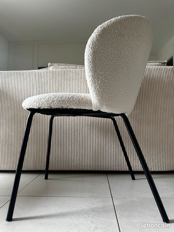 Lot de 4 chaises cotelées (image 2)
