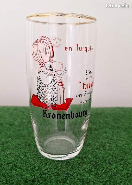 Ancienne Poupée Alsacienne Publicitaire Bière Kronenbourg - Pas En Verre - Occasion