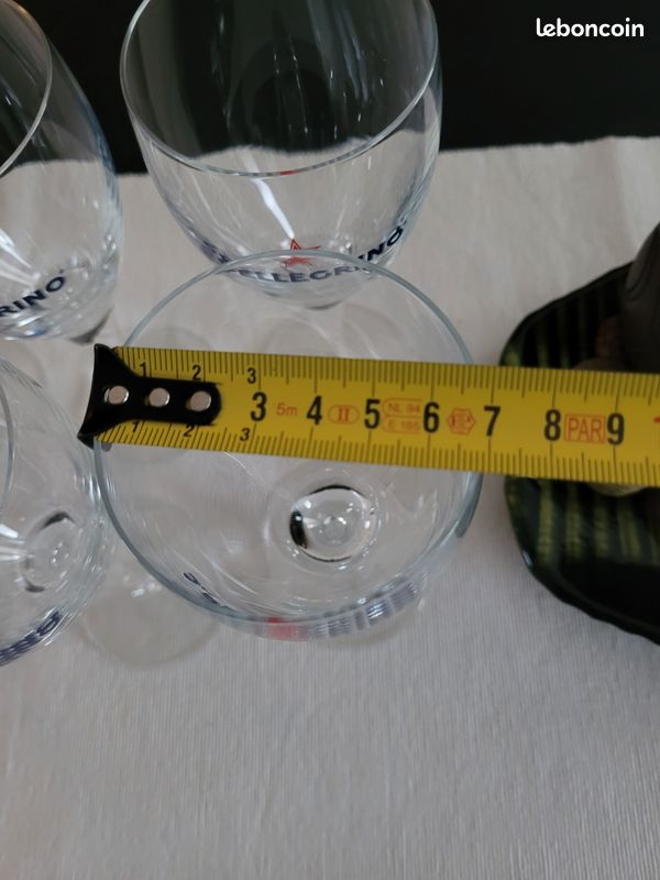Lot de 6 verres à pieds San pellegrino (image 5)