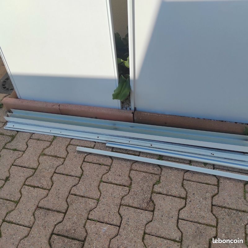 Lot de 4 portes coulissantes avec rails (image 9)