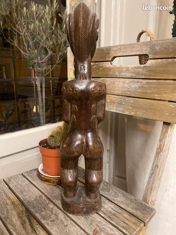 Statue bois africaine (image 3)