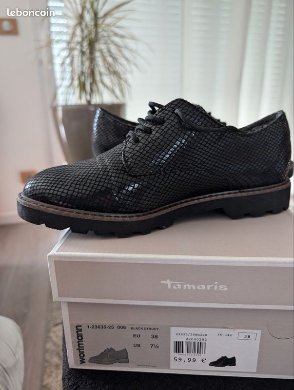 Tamaris derbies noires 38 (image 7)