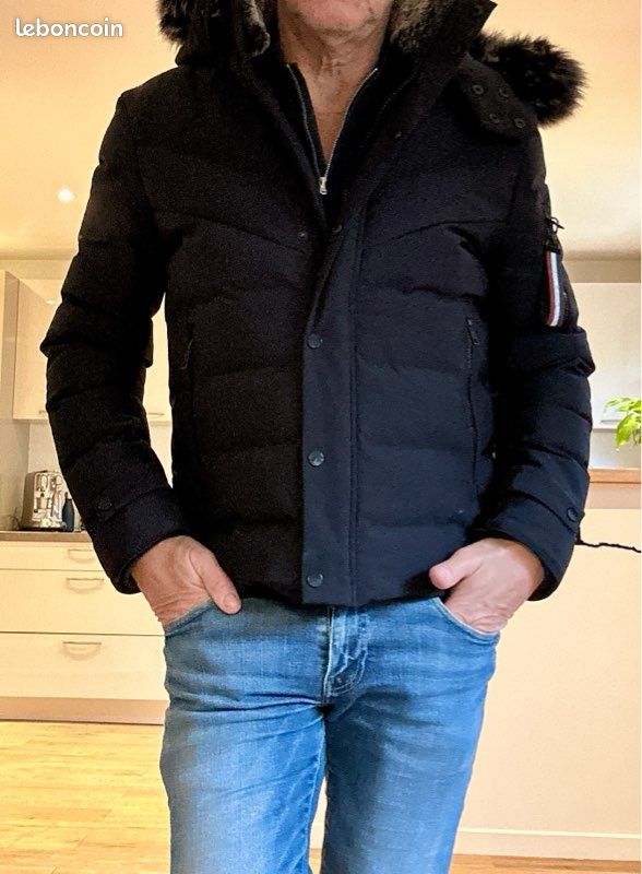 Capuche Blouson Izac Bleu Capuche Izac Parka Homme Blouson Parka