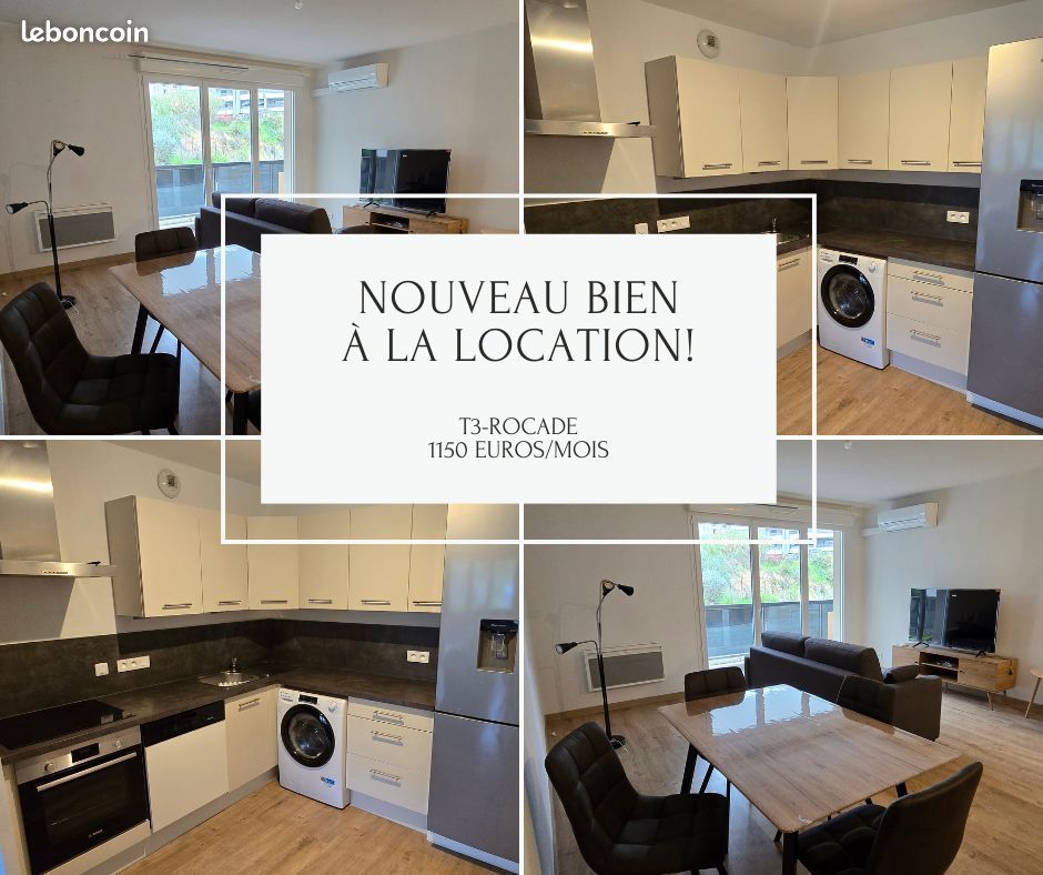 Appartement 3 pièces 63 m² · à Ajaccio · 63 m² · 1 150 €/mois