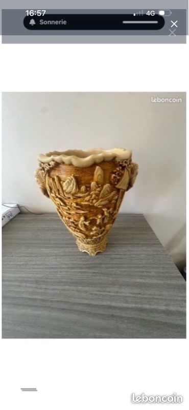 Ancien grand vase asiatique (image 5)