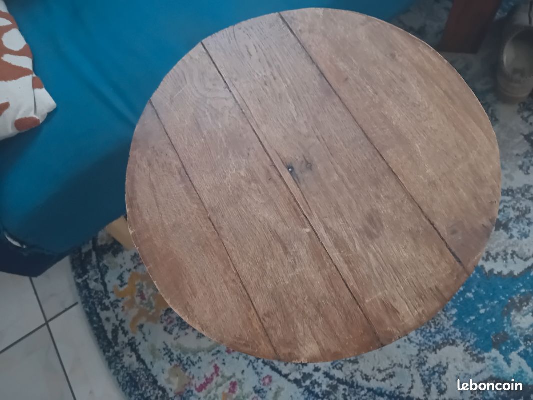 Petite table ronde / bout de canapé (image 2)