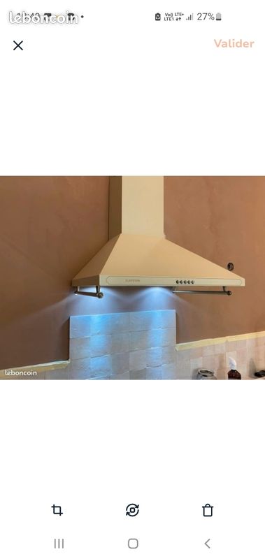 Hotte Klarstein 60 cm inox neuve jamais utilisée, sous garantie - valeur 210 euros (image 1)