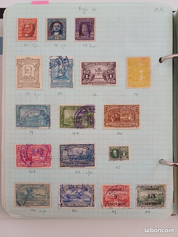 Timbres du Costa Rica (image 10)