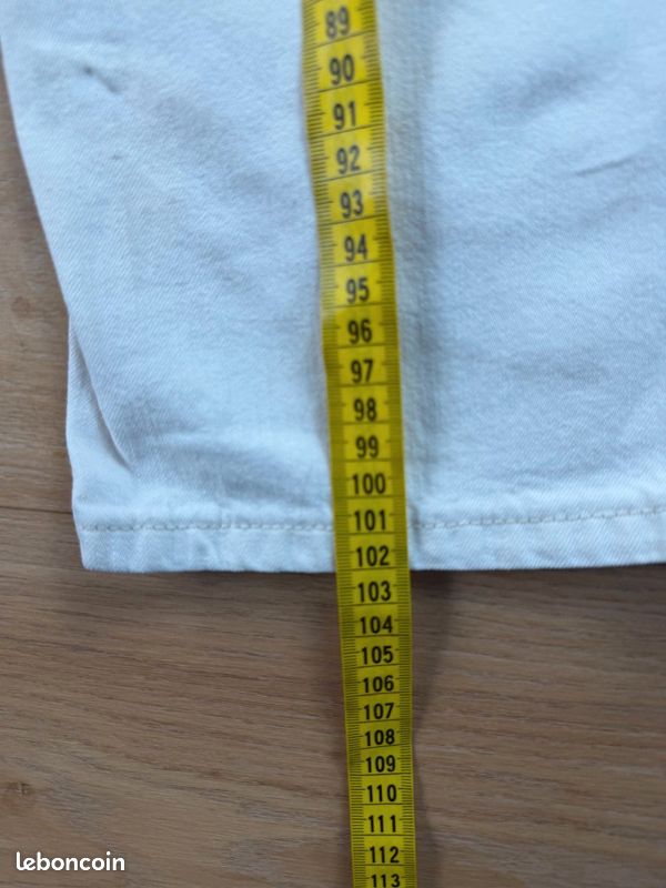 Jean Levis Billie May droit blanc W25 L32 femme NK18 (image 7)