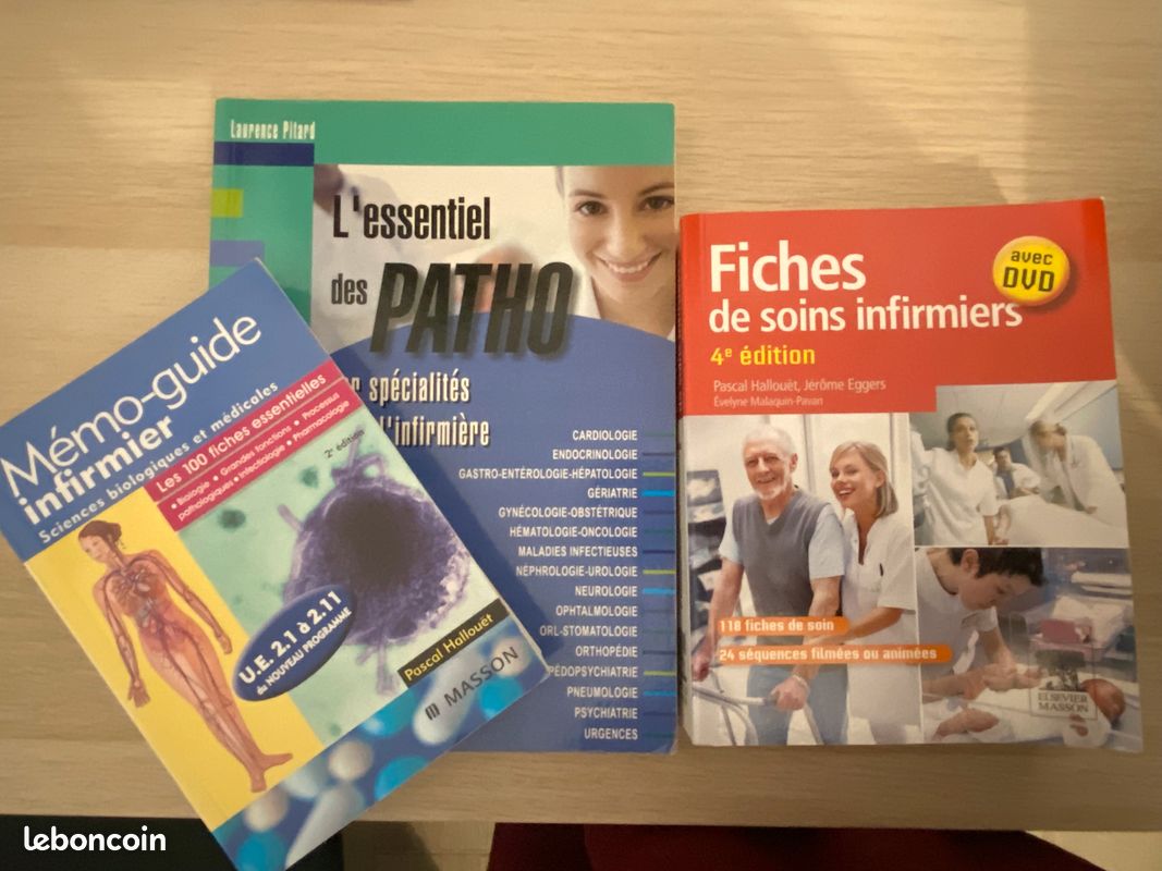 Lot livres étudiant infirmier (image 1)