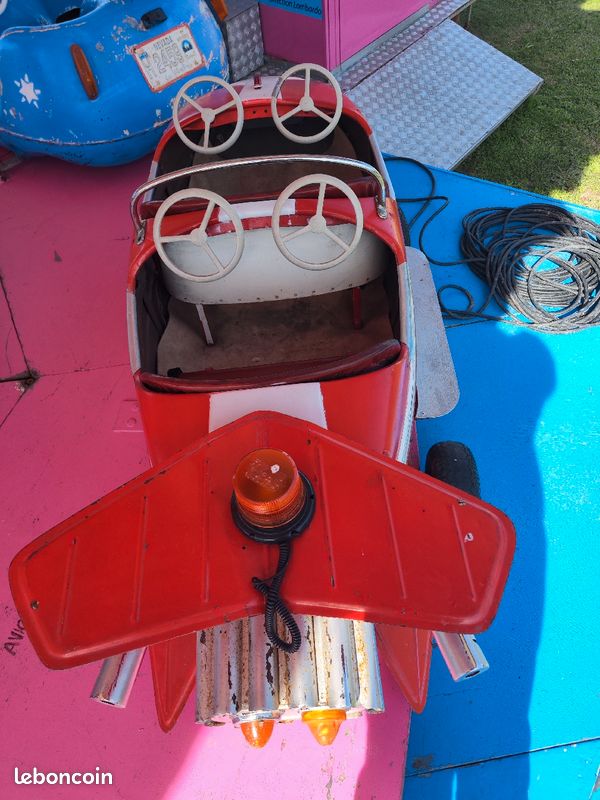 Ancien Jouet Manege Mecanique En Tole France • EUR 200,00
