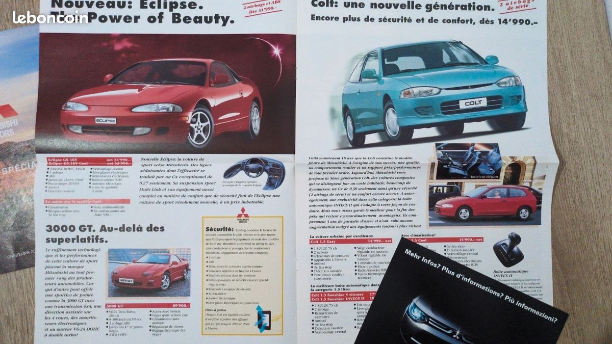 MITSUBISHI COLT 8 MECANIQUE neuve - dès 20 990