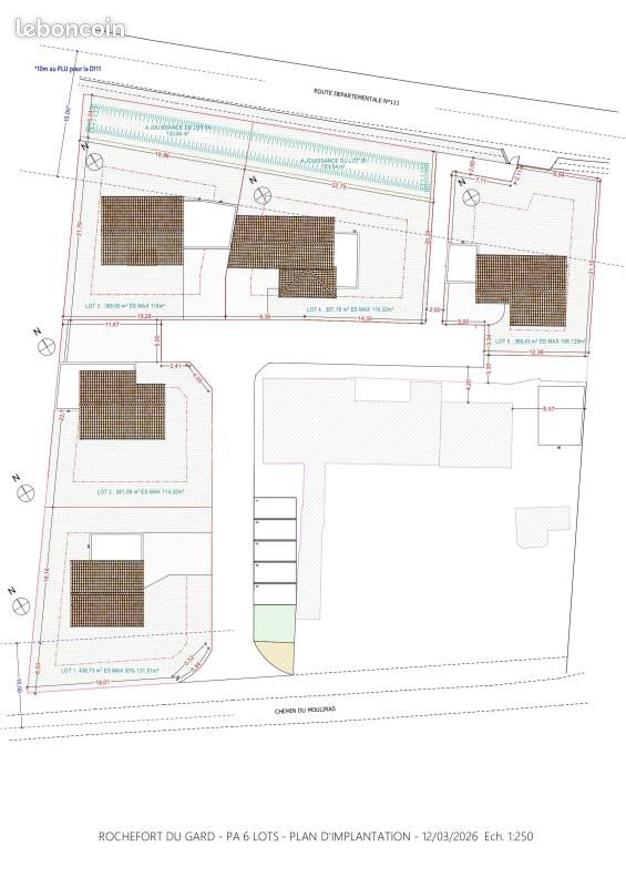 Terrain 385 m² Rochefort Du Gard (image 14)