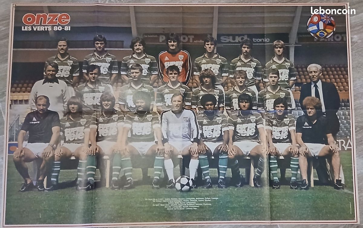 POSTER ASSE ST ETIENNE - Équipe Saison 2004/2005