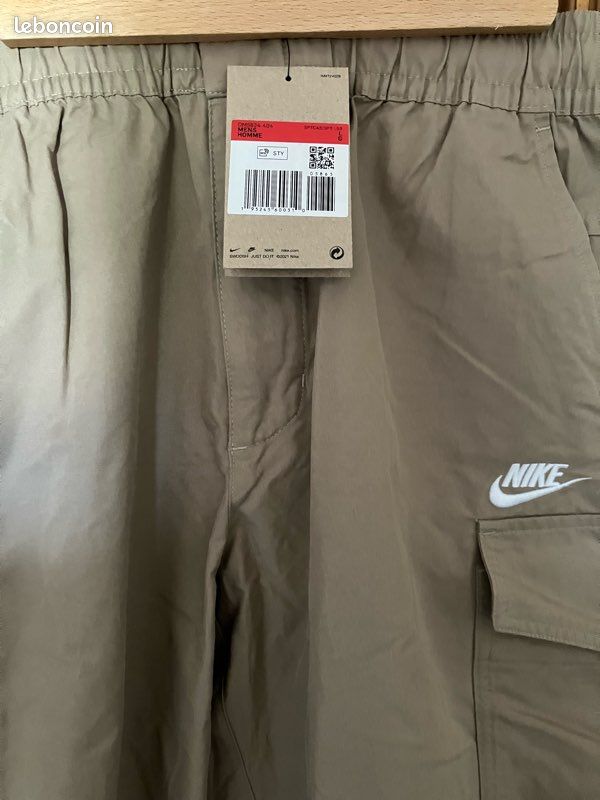 NIKE pantalon Cargo neuf marron clair homme taille L (image 10)