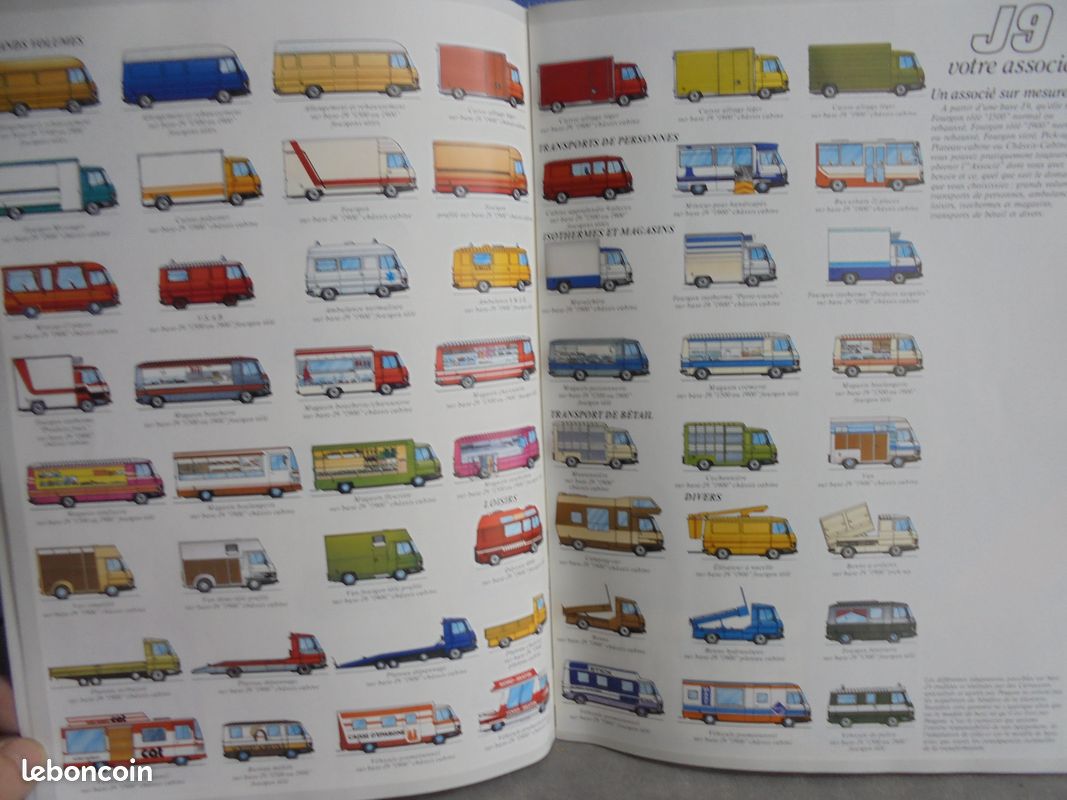 Catalogue brochure de vente peugeot J 9 , 1983 (image 4)