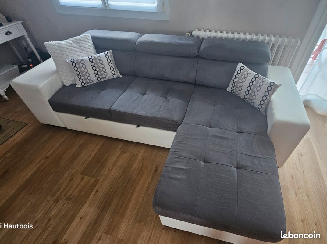 Canapé méridienne avec couchage (image 3)