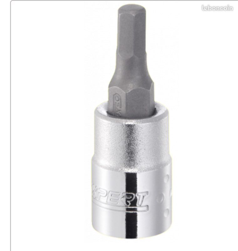 Expert by FACOM E030106 Douille tournevis 1/4" pour vis 6 pans creux - 6mm Vendeur Pro (image 1)
