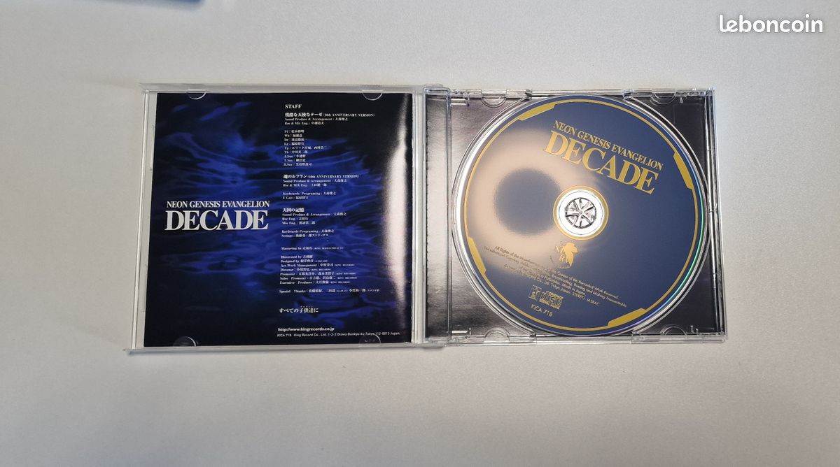 Neon Genesis Evangelion Decade CD OST - CD - Musique