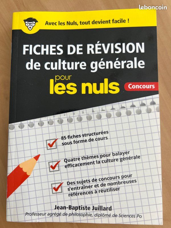 Fiches de révision de culture générale pour les nuls (image 1)