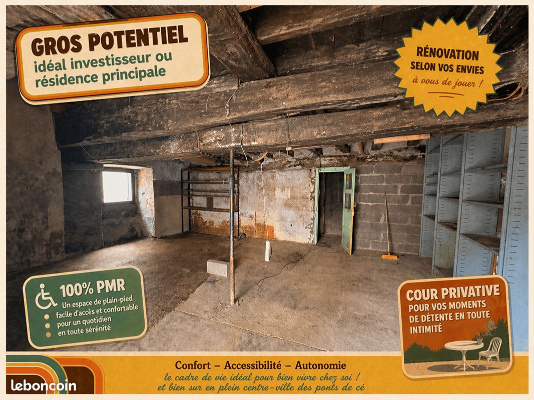 Appartement 4 pièces 59 m² · aux Ponts-de-Cé · 59 m² · 149 990 €
