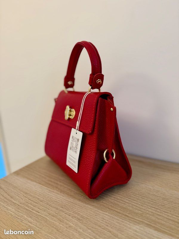 Sac à main Modamoda cuir véritable (image 3)