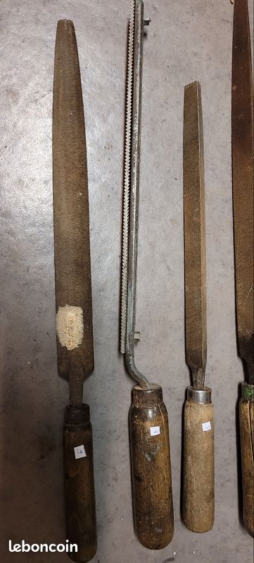 Vieilles limes diverses pour métaux, bois, etc (image 4)