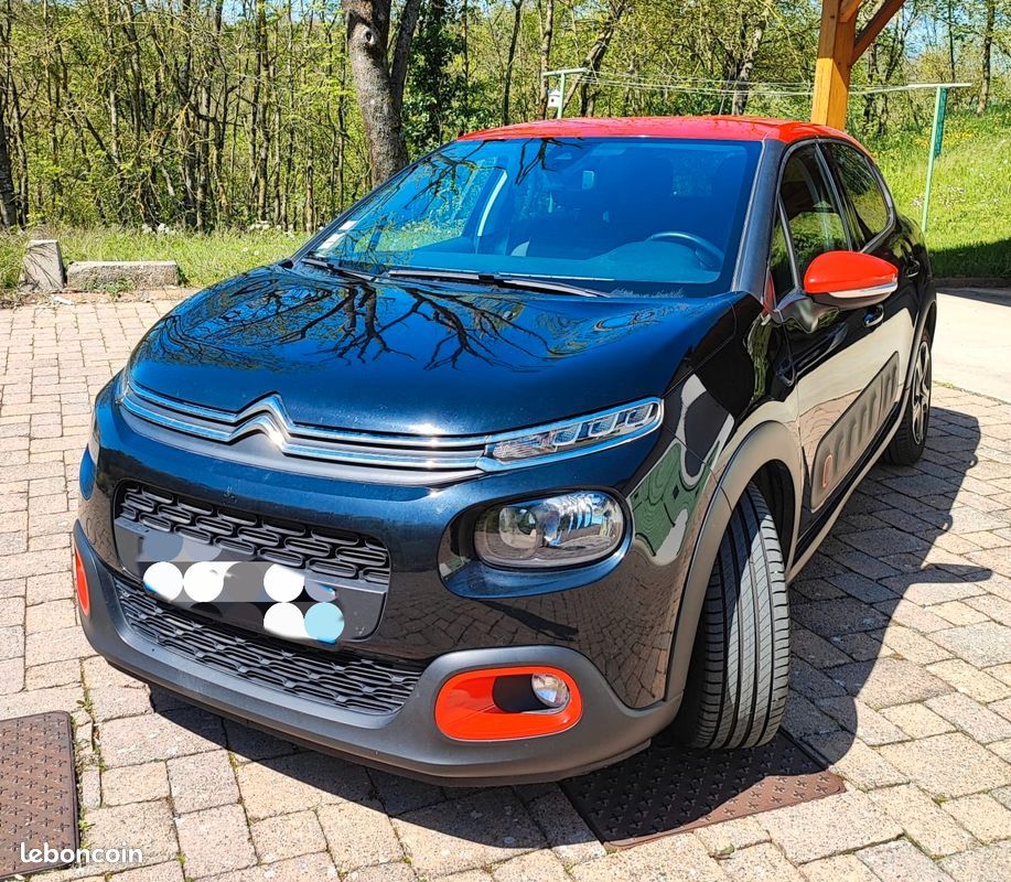 Citroën C3 Shine 1.2 PureTech 110 ch BVM6 – Première main – Distribution remplacée – Entretien Citroën (image 1)
