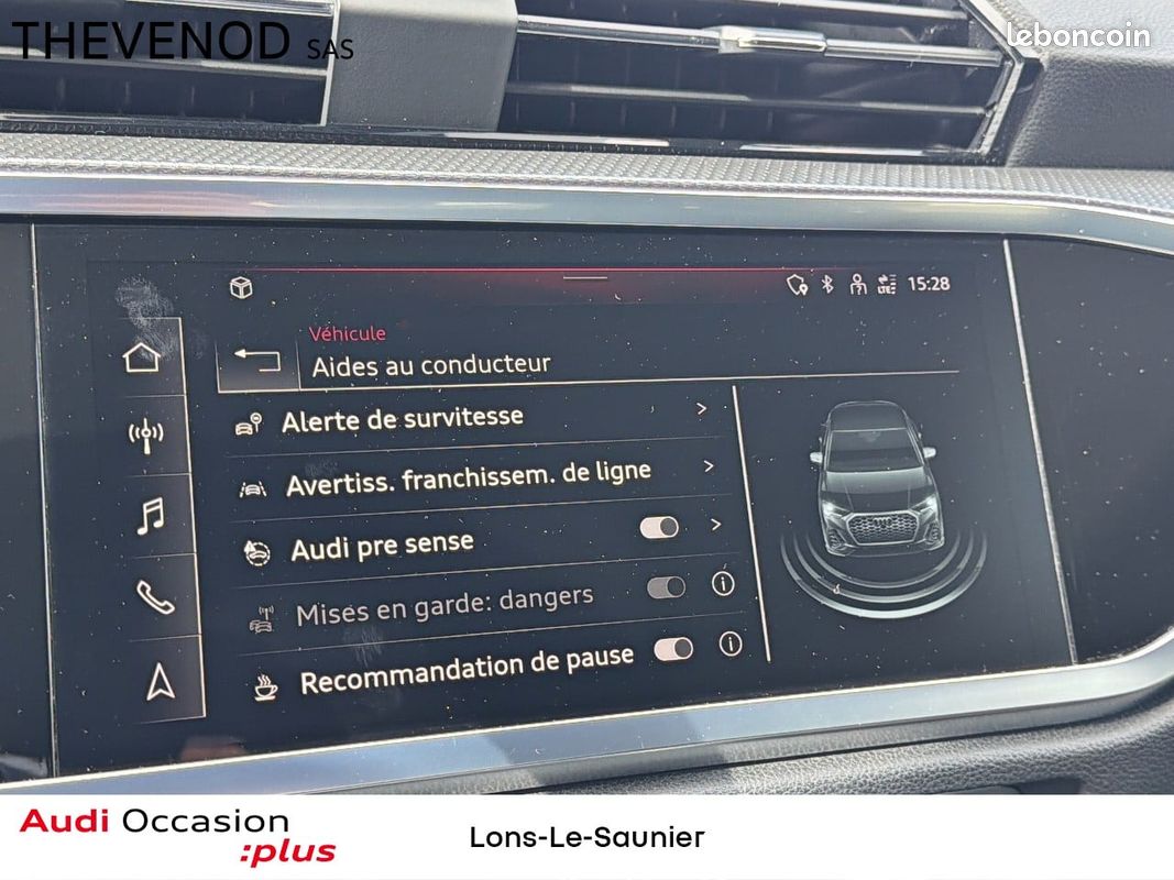 AUDI Q3 Sportback 40 TDI 200 ch S tronic 7 Quattro S line (image 28)