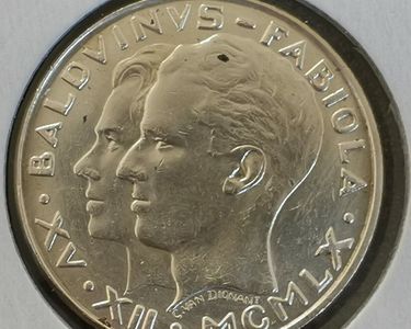 Pièce Argent 50 Francs Belgique 1960 – Argent – Europe – (109-27)