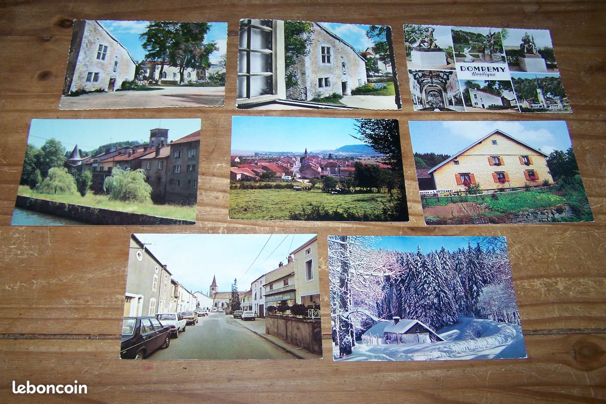 53 cartes postales modernes de diverses villes du département des Vosges en lot ou à l'unité (image 2)