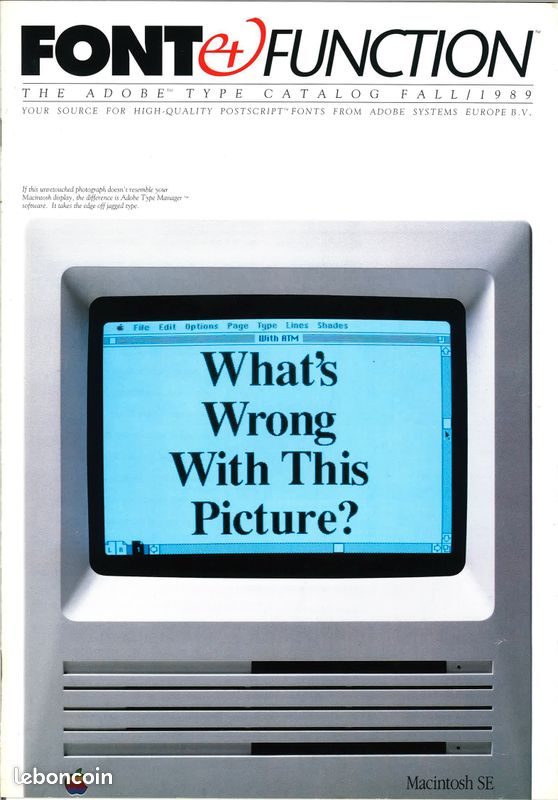 FONT & FUNCTION Fall 1989 et Spring 1990- The Adobe Type Catalog (image 1)